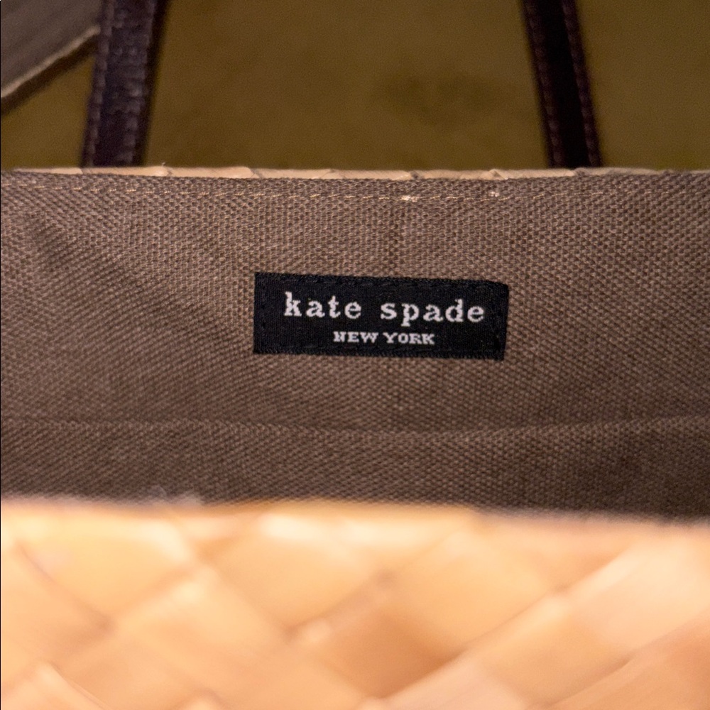 Kate Spade Rafia Hand Bag - Picture 5 of 7